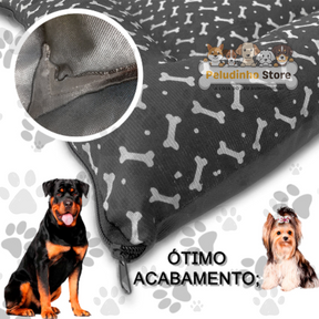 Cama Pet Grande GG para Cachorro - Maior do Mercado, Lavável, Fundo em TNT, Conforto Superior